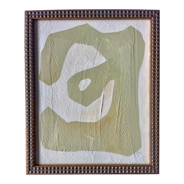 2026 "Colomba" Abstract Minimalist Painting on Canvas by r.k. Red For Sale