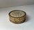 Gold Antique Victorian Circular Trinket in Gilt Bronze & Embroidery, 1890s For Sale - Image 8 of 8