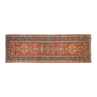 New Pakistani Caucasian Design Rug Runner - 2'8" X 9'4" For Sale