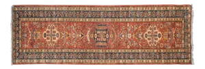 New Pakistani Caucasian Design Rug Runner - 2'8" X 9'4"