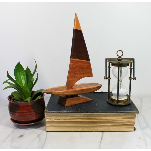 Vintage Hangable Brass Hourglass - Egg Timer For Sale In Milwaukee - Image 6 of 8