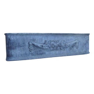 Cast Lead Flower Box, 1980s For Sale