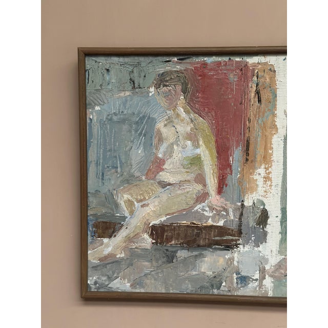 Berggren, Nude Figures, 1960s, Oil Painting on Canvas, Framed For Sale - Image 7 of 16