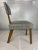 Small MCM Upholstered Wood Side Chair For Sale - Image 4 of 8