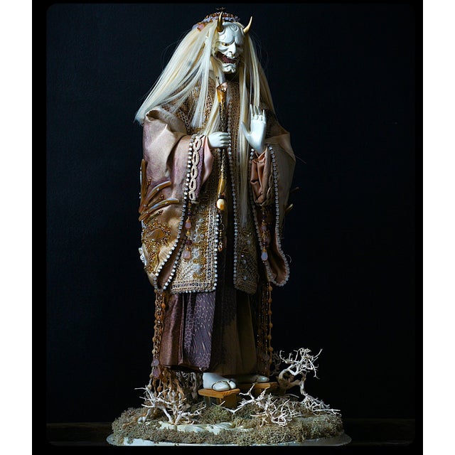 Volga Bondarenko, Oni Doll, 2024, Mixed Media Sculpture For Sale - Image 15 of 15