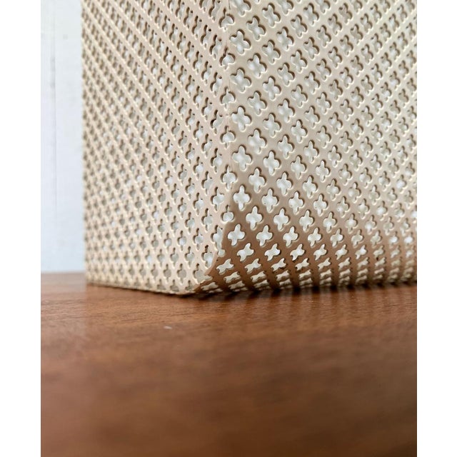 Metal Mid-Century Perforated Metal Shelf, 1950s For Sale - Image 7 of 18