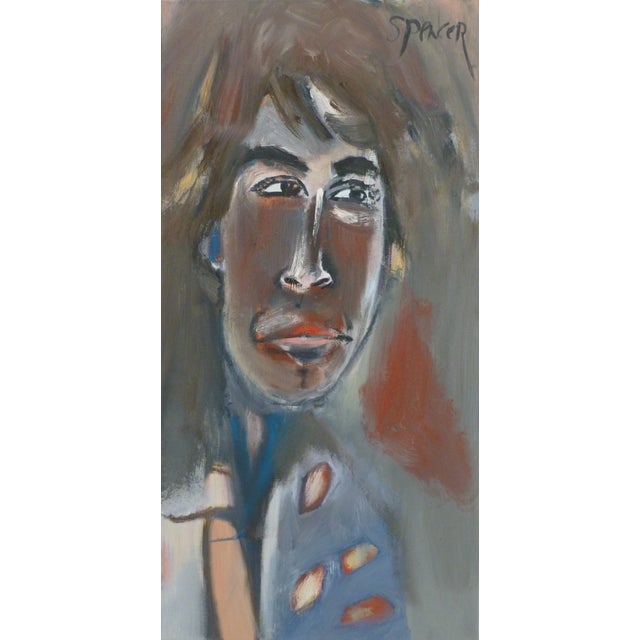 "Men Don't Cry" Figurative Oil Painting by Scott Spencer For Sale