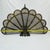 19th Century Gilt Bronze Brass Victorian Peacock and Sphinx Fire Screen Fan For Sale - Image 17 of 18