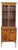 Antique 19th Century English Satinwood Vitrine – Narrow Display Cabinet With Inlay Detail For Sale