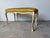 French Vintage Karges Louis XV-Style Painted & Gilt Cabriole Leg Upholstered Bench For Sale - Image 3 of 12
