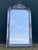 1960s French Louis XVI Silver Wood Floor Mirror For Sale - Image 4 of 11