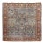 Early 20th Century Blue Square Sarouk Farahan Small Rug - 3'11" x 4'3" For Sale