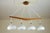 Swedish Teak and Glass Four Light Hanging Lamp, 1960s For Sale - Image 10 of 13
