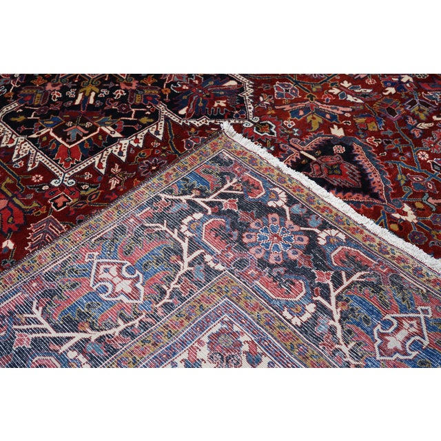 Vintage Heriz Rug 11'2'' X 15'2'' For Sale - Image 10 of 10
