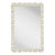 Fleur Home Audubon Bamboo Sticks Rectangle Mirror in Delaware Putty, 31.5x39 For Sale