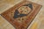 Late 19th Century 1880s Blue Navy - Camel Medallion Antique Persian Sultanabad Rug 4'5" X 6'9" Handknotted Wool Carpet For Sale - Image 5 of 18