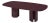 Zola Burgundy Lacquer Oval Dining Table For Sale - Image 11 of 11