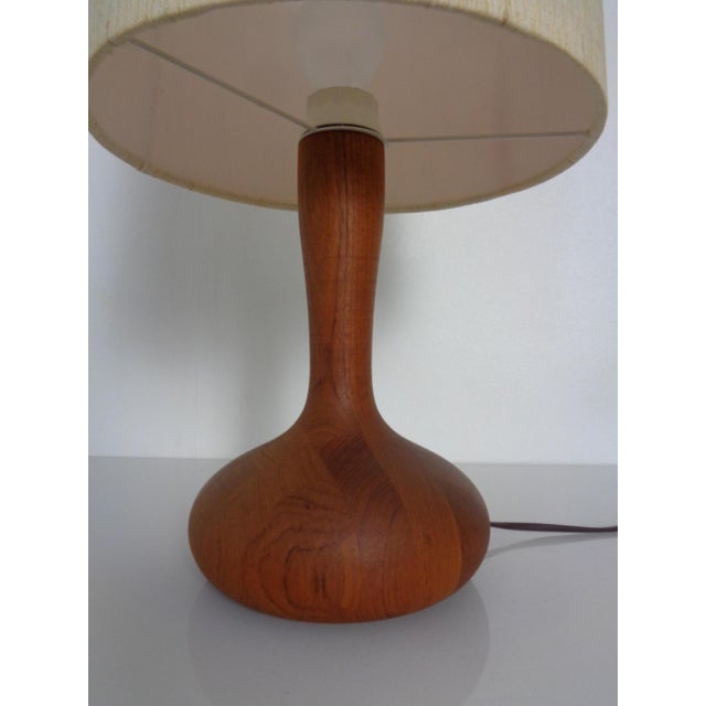 Wood Teak Table Lamp from Domus, 1960s For Sale - Image 7 of 10