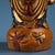 Bronze Vintage Gilt Bronze Standing Maitreya Buddha Holding Gold Ingot For Sale - Image 8 of 9