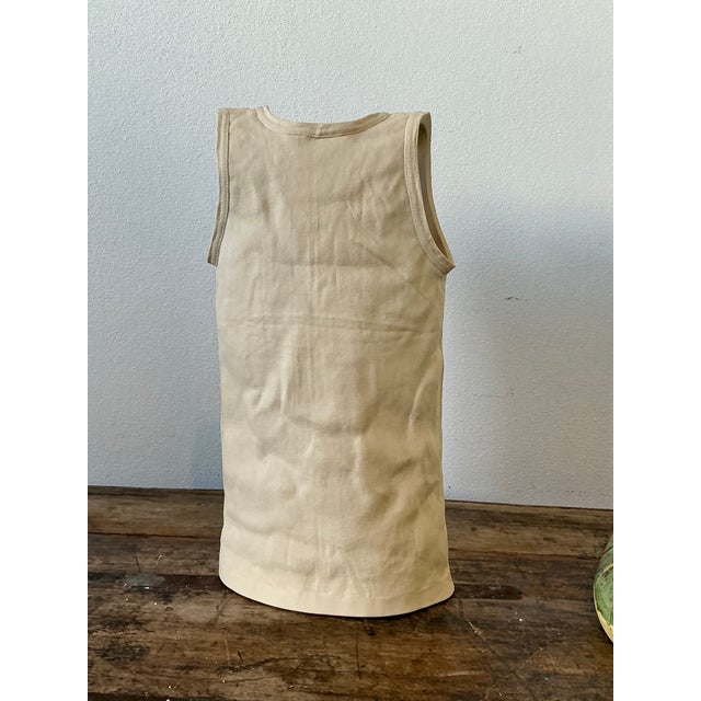 Vintage Postmodern Original Michael Harvey Sculpture of Tank Top For Sale - Image 11 of 12
