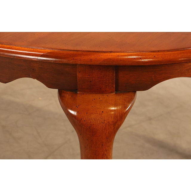 American Drew Traditional Cherry Dining Table With Two Leaves | Chairish
