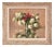 Jules Marie Joseph Roblin, Still Life with Pink Roses and May Ball, Oil on Canvas, 20th Century For Sale