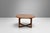 Mid-Century circular coffee table by McIntosh. Lovely, flamed veneer on the top. Some replaced veneer and re-polished. U.K...