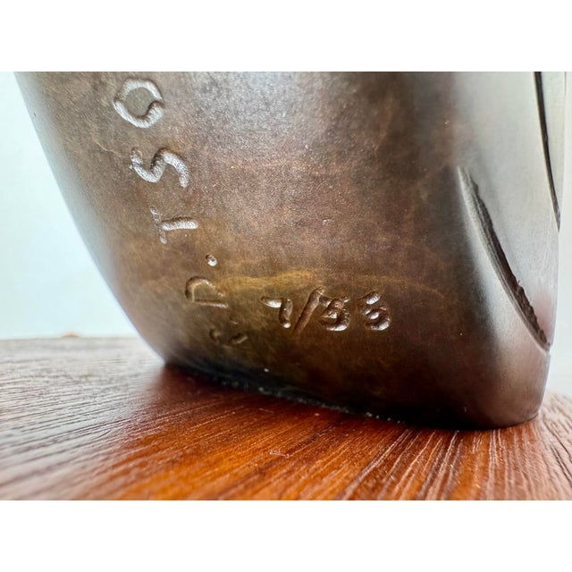 Late 20th Century Robert Dale Tsosie "Amazing Dreams" Limited Edition Bronze Pueblo Sculpture 7/35 For Sale - Image 12 of 14
