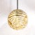 1970s Mid-Century Modernist Smoked Amber Molten Banded Murano Glass Pendant Chandelier For Sale - Image 5 of 12