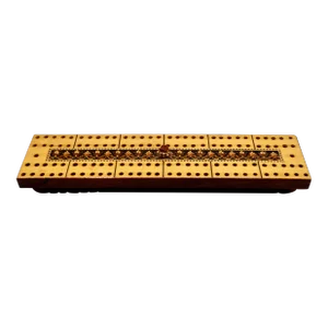 Antique English Tunbridge Cribbage Board Game