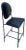 1990s Dakota Jackson Memphis Style "Vik-Ter" Black Leather Barstool For Sale