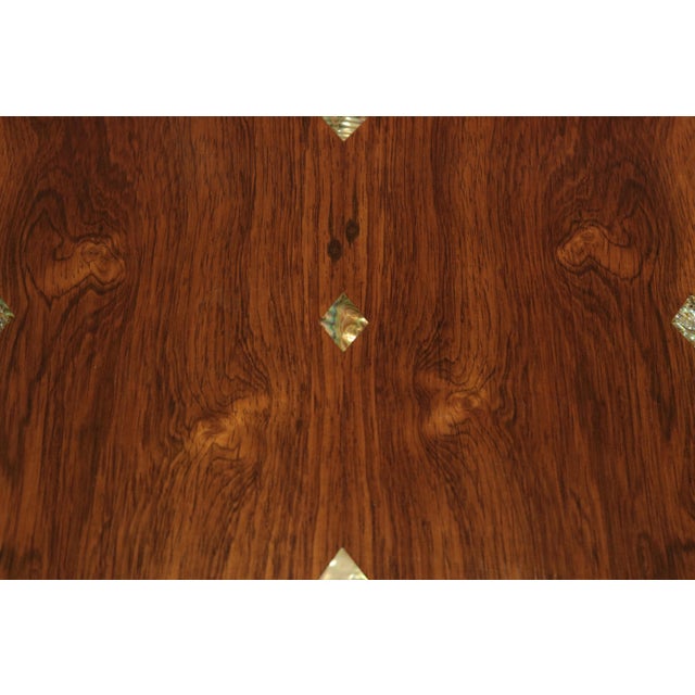 Brown 1950s Modernist Rectangular Side Table For Sale - Image 8 of 10