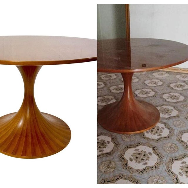 Dining Round Table by Angelo Massoni for Mobilia, 1959 For Sale - Image 4 of 7