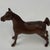 Brown VTG Carved Wood 4" Saddle Bred Horse Weanling 3d Equine Folk Art Grand Walnut For Sale - Image 8 of 12