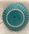 Destinos s.a. Turquoise Serving Bowl W/Scalloped Edge For Sale - Image 4 of 5