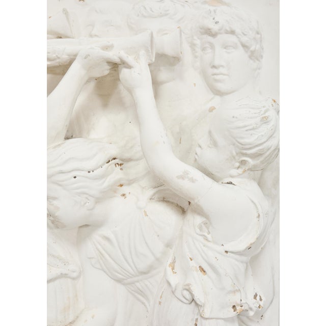 Renaissance Style Plaster Relief Sculpture After Luca Della Robbia For Sale - Image 14 of 18