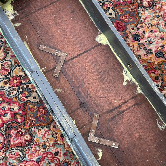 Antique Hand Painted French Console Table For Sale - Image 11 of 12