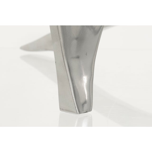 Metal Eichengreen & Ginsburg Articulated Poslished Aluminum Woman Sculpture For Sale - Image 7 of 8