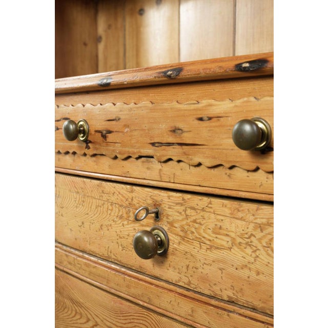 Antique English Cupboard in Pine, 1800s For Sale - Image 14 of 17