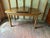Vintage Solid Oak Wood Dining Table With Leaves For Sale - Image 4 of 13