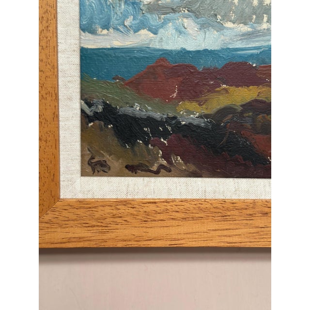 Göran Brunius, Landscape, 1960s, Oil on Panel, Framed For Sale - Image 5 of 18