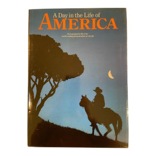 1980s "A Day in the Life of America" Vintage Photography Coffee Table Book - Hardcover For Sale