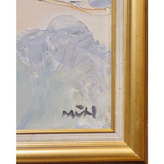 Roger Muhl -Abstract Countryside Landscape at Spring -Oil Painting For Sale In Los Angeles - Image 6 of 9