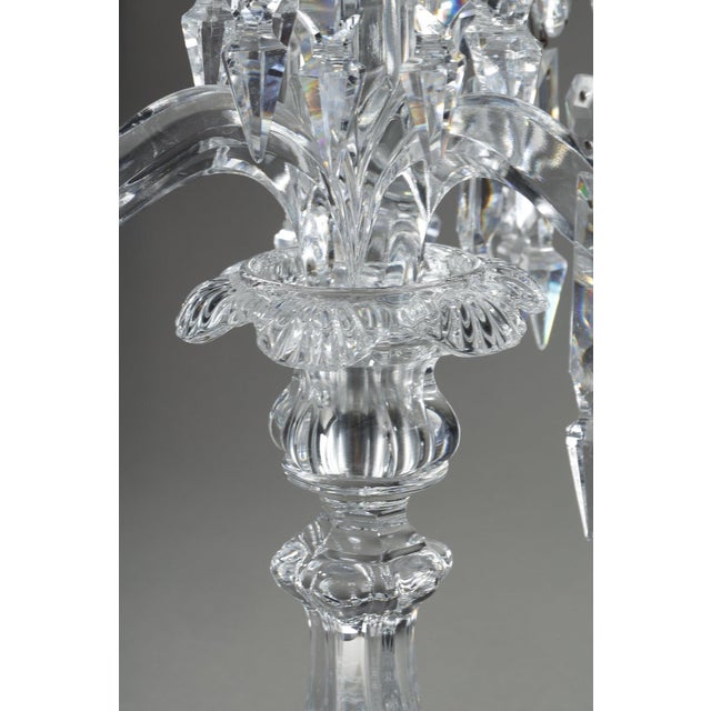 Baccarat Crystal Girandoles with Four Light Arms, 1900s, Set of 2 For Sale - Image 18 of 18