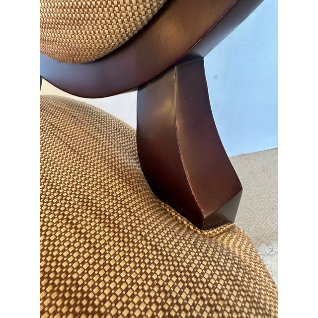 Wood Oval X Barbara Barry Dining Chairs for Baker -Set of 8 For Sale - Image 7 of 16