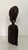 Vintage African Hand Carved Heavy Ebony Wood Female Bust Sculpture For Sale - Image 4 of 8