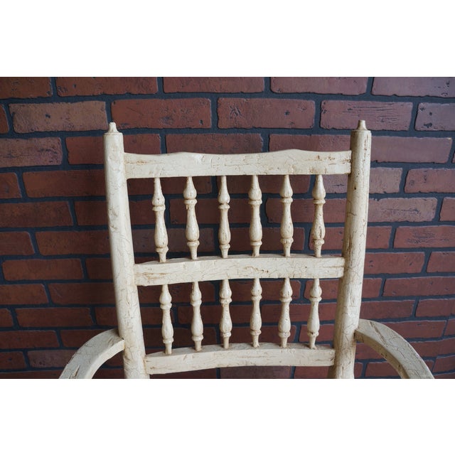 Rustic Farmhouse Dining Table and Pair of Arm Chairs For Sale - Image 11 of 17