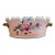 Tiffany and Co. Floral Hand-Painted Centerpiece Bowl For Sale
