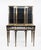 A fine example of French craftsmanship from the Napoleon III era, this black lacquer and brass display cabinet, circa...