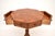 1930s Regency Octagonal Inlaid Yew Wood Drum Table, 1930 For Sale - Image 5 of 11